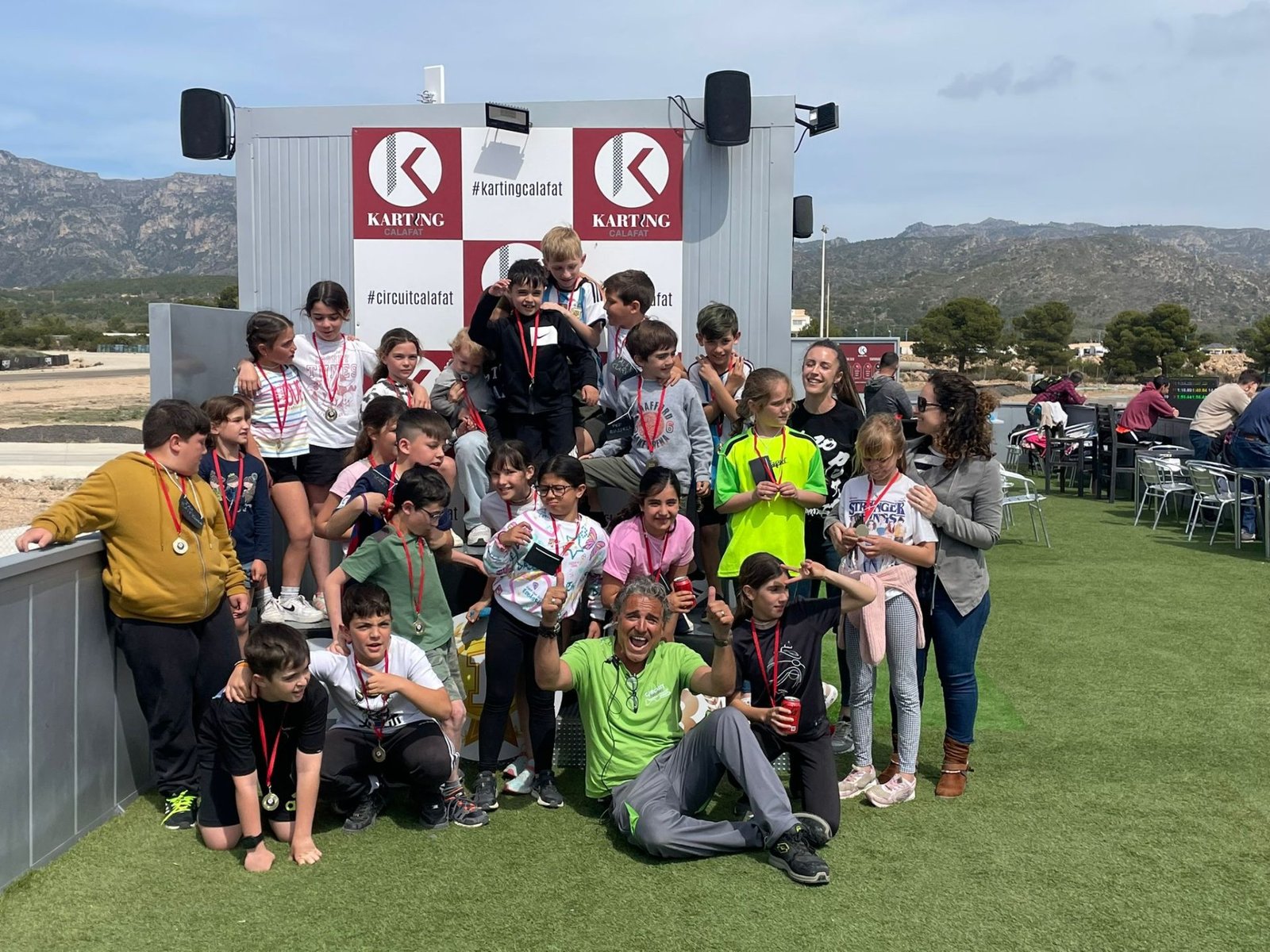 cumpleaños infantil karting calafat