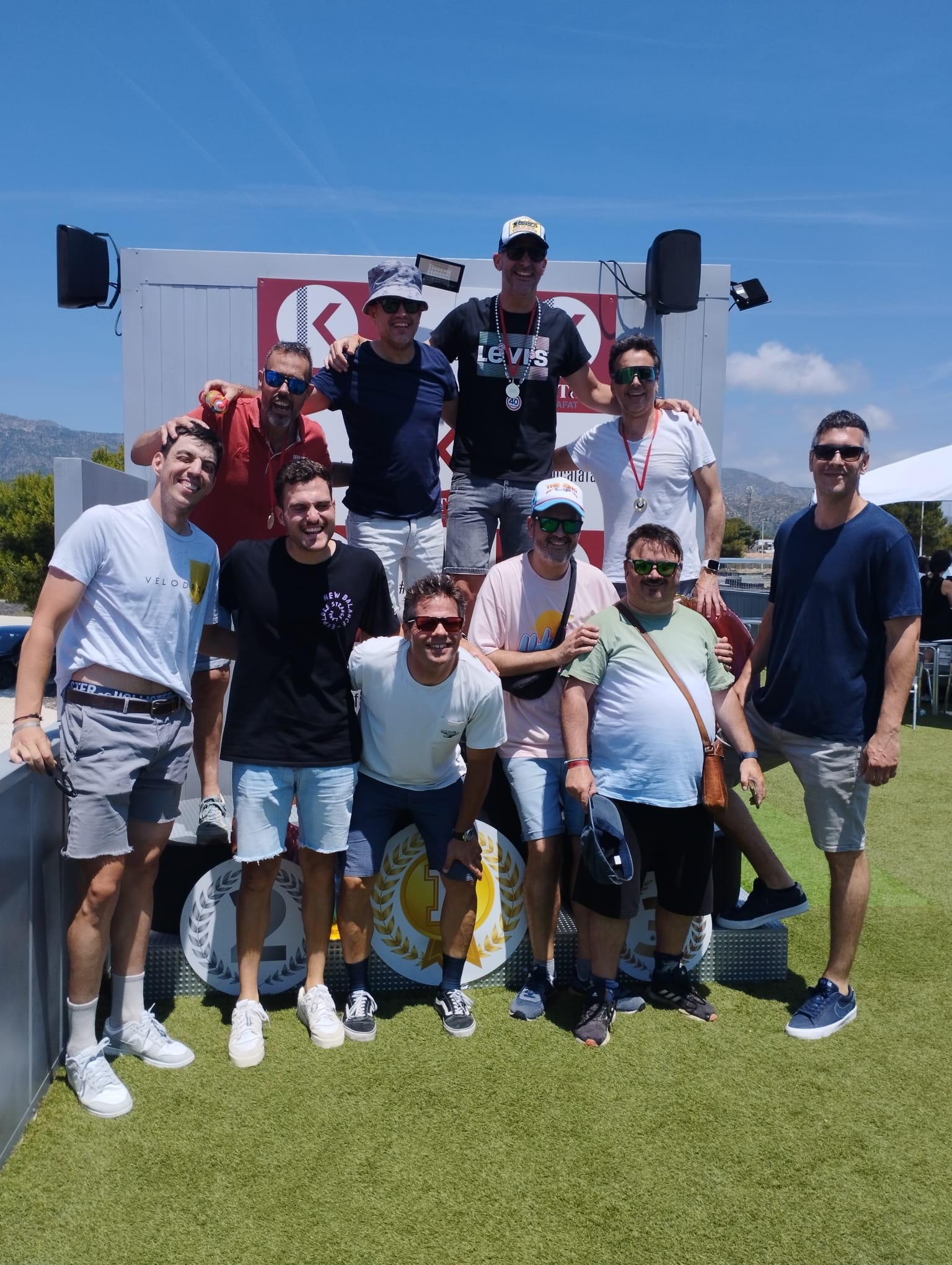 Grupo cumpleaños en karting calafat